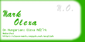 mark olexa business card